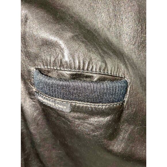 Vintage Members Only Black Leather Jacket – Size 40 (Medium) - Picture 4 of 5